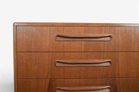 G PLAN FRESCO EIGHT DRAWER DOUBLE DRESSER IN TEAK