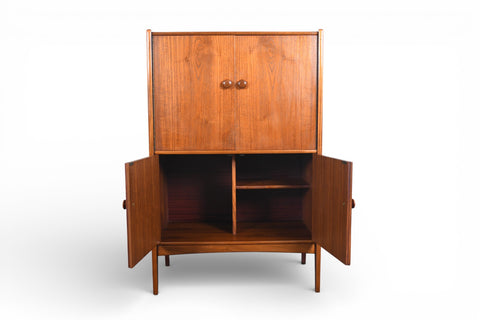 TALL TEAK CUPBOARD / BAR BY A. YOUNGER LTD.