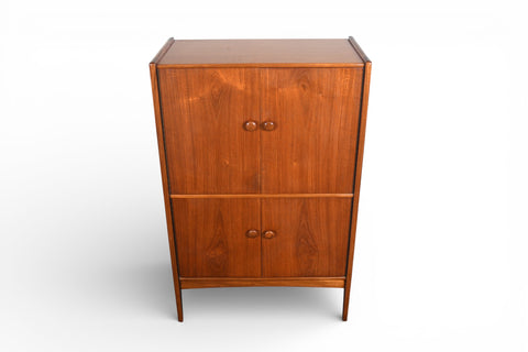 TALL TEAK CUPBOARD / BAR BY A. YOUNGER LTD.