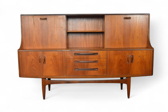 TALL G PLAN FRESCO CREDENZA WITH BAR IN TEAK #1