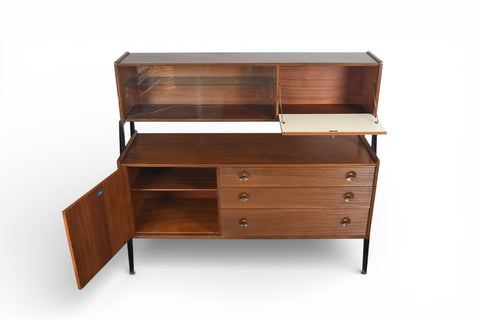 DOUBLE HIGH SIDEBOARD IN MAHOGANY BY NATHAN