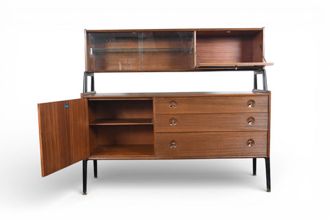 DOUBLE HIGH SIDEBOARD IN MAHOGANY BY NATHAN