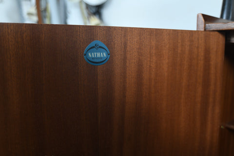 DOUBLE HIGH SIDEBOARD IN MAHOGANY BY NATHAN