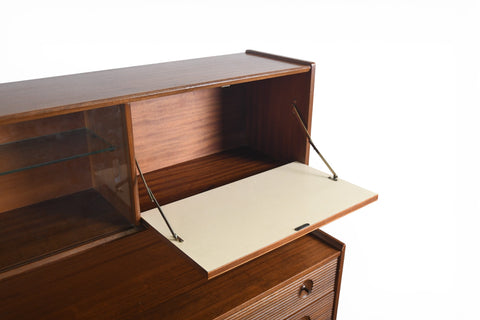 DOUBLE HIGH SIDEBOARD IN MAHOGANY BY NATHAN