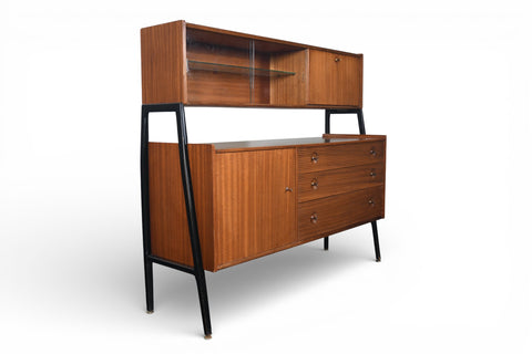 DOUBLE HIGH SIDEBOARD IN MAHOGANY BY NATHAN