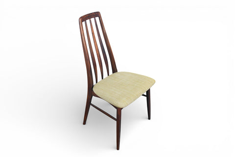 SET OF SIX NILS KOEFOED "EVA" HIGHBACK DINING CHAIRS IN ROSEWOOD
