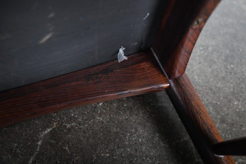 SET OF SIX NILS KOEFOED "EVA" HIGHBACK DINING CHAIRS IN ROSEWOOD
