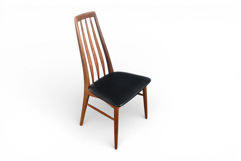 SET OF EIGHT NILS KOEFOED "EVA" HIGHBACK DINING CHAIRS IN TEAK