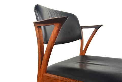 DANISH MODERN ARMCHAIR IN BRAZILIAN ROSEWOOD Brazilian rosewood armchair
