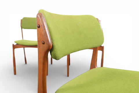 SET OF FOUR ERIK BUCH MODEL 49 DINING CHAIRS IN TEAK