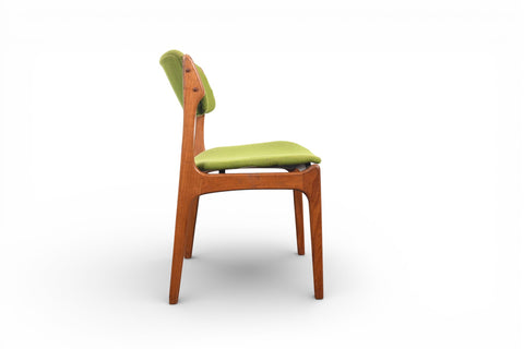 SET OF FOUR ERIK BUCH MODEL 49 DINING CHAIRS IN TEAK