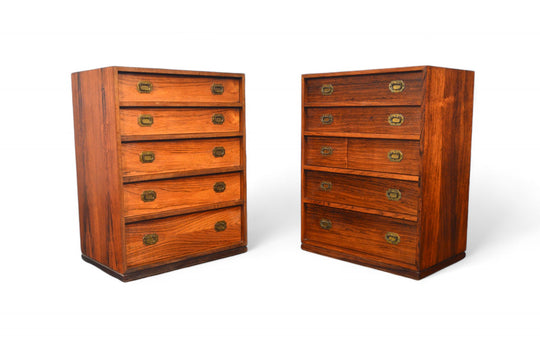 PAIR OF SMALL ROSEWOOD JEWELRY CHESTS BY HENNING KOCH #1