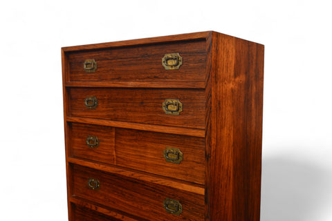 PAIR OF SMALL ROSEWOOD JEWELRY CHESTS BY HENNING KOCH #1