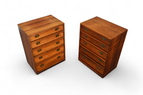 PAIR OF SMALL ROSEWOOD JEWELRY CHESTS BY HENNING KOCH #1