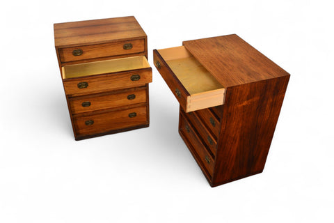 PAIR OF SMALL ROSEWOOD JEWELRY CHESTS BY HENNING KOCH #1