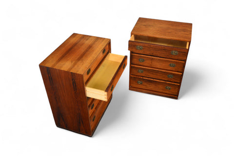 PAIR OF SMALL ROSEWOOD JEWELRY CHESTS BY HENNING KOCH #1