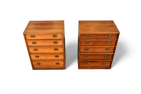 PAIR OF SMALL ROSEWOOD JEWELRY CHESTS BY HENNING KOCH #1