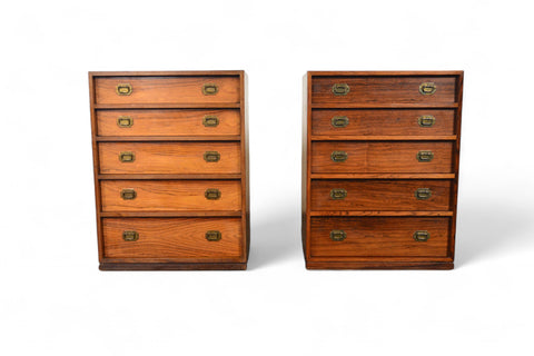PAIR OF SMALL ROSEWOOD JEWELRY CHESTS BY HENNING KOCH #1
