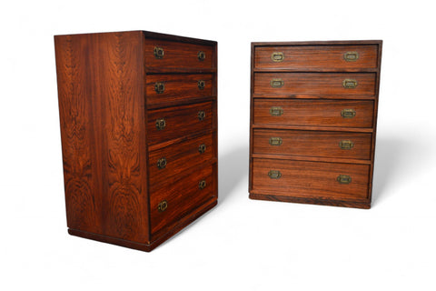 PAIR OF SMALL ROSEWOOD JEWELRY CHESTS BY HENNING KOCH #2