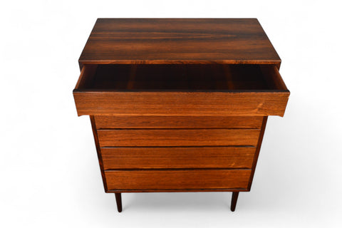 ON HOLD - DANISH MODERN SIX DRAWER ROSEWOOD HIGHBOY DRESSER