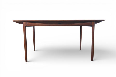 IB KOFOD LARSEN "DANISH RANGE" EXTENDABLE TEAK DINING TABLE #1