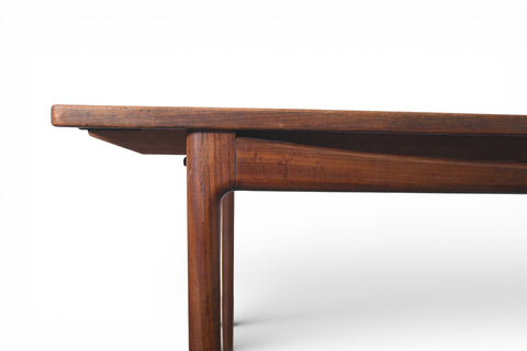 IB KOFOD LARSEN "DANISH RANGE" EXTENDABLE TEAK DINING TABLE #1