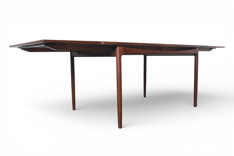 IB KOFOD LARSEN "DANISH RANGE" EXTENDABLE TEAK DINING TABLE #1