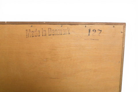 ARNE WAHL IVERSEN TEAK EIGHT DRAWER DRESSER VANITY CREDENZA SUITE | DANISH MODERN 1960s