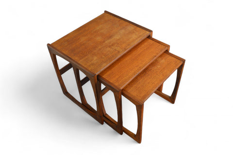 SET OF G PLAN QUADRILLE NESTING TABLES IN TEAK #1