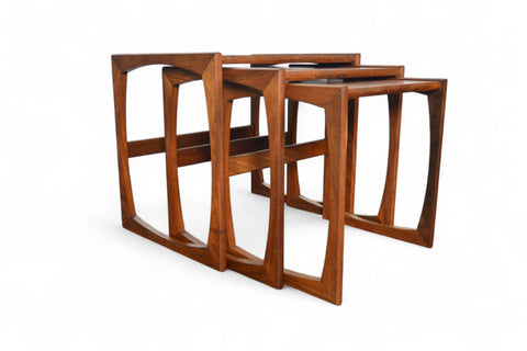 SET OF G PLAN QUADRILLE NESTING TABLES IN TEAK #1