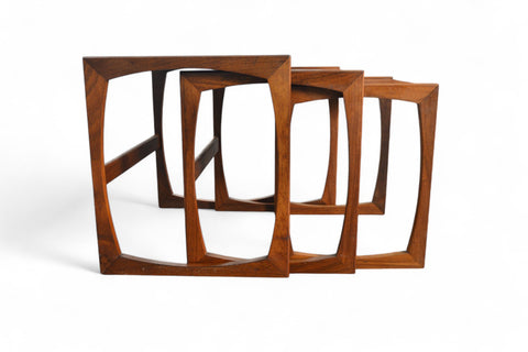 SET OF G PLAN QUADRILLE NESTING TABLES IN TEAK #1