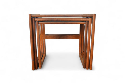 SET OF G PLAN QUADRILLE NESTING TABLES IN TEAK #1