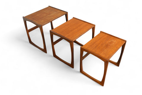 SET OF G PLAN QUADRILLE NESTING TABLES IN TEAK #1