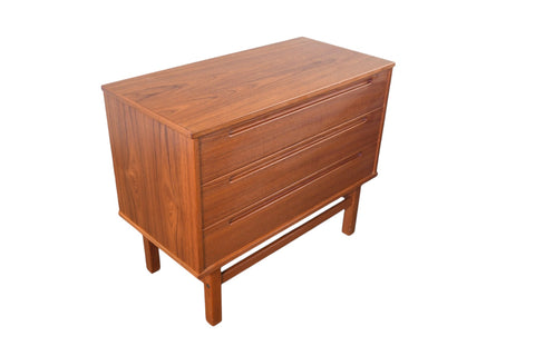 PAIR OF KAI KRISTIANSEN TEAK GENTLEMAN'S CHESTS BY HJN MØBLER