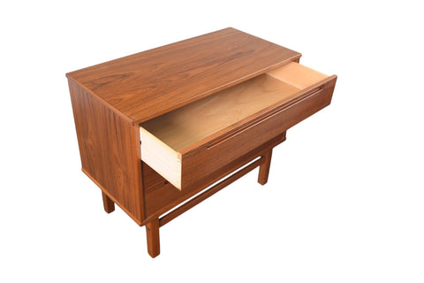 PAIR OF KAI KRISTIANSEN TEAK GENTLEMAN'S CHESTS BY HJN MØBLER