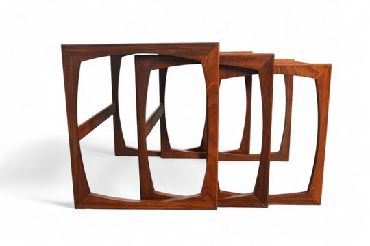 SET OF G PLAN QUADRILLE NESTING TABLES IN TEAK #2