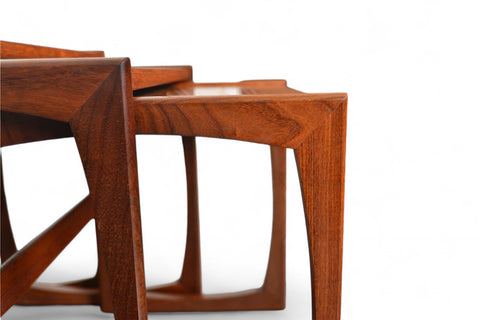 SET OF G PLAN QUADRILLE NESTING TABLES IN TEAK #2