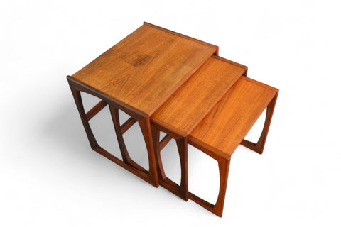 SET OF G PLAN QUADRILLE NESTING TABLES IN TEAK #2