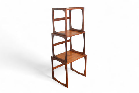 SET OF G PLAN QUADRILLE NESTING TABLES IN TEAK #2