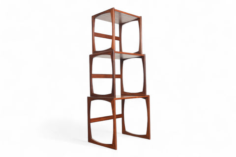 SET OF G PLAN QUADRILLE NESTING TABLES IN TEAK #2