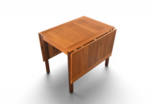 ANSAGER MØBLER TEAK DROP LEAF DINING TABLE | DANISH MODERN 1960s