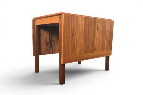 ANSAGER MØBLER TEAK DROP LEAF DINING TABLE | DANISH MODERN 1960s