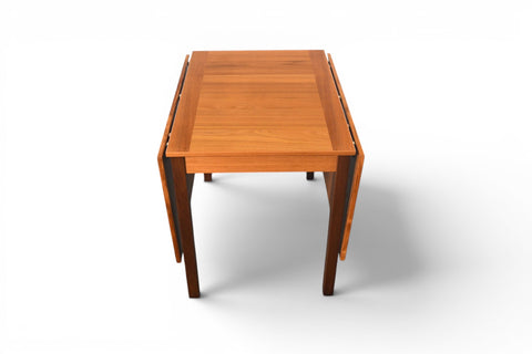 ANSAGER MØBLER TEAK DROP LEAF DINING TABLE | DANISH MODERN 1960s