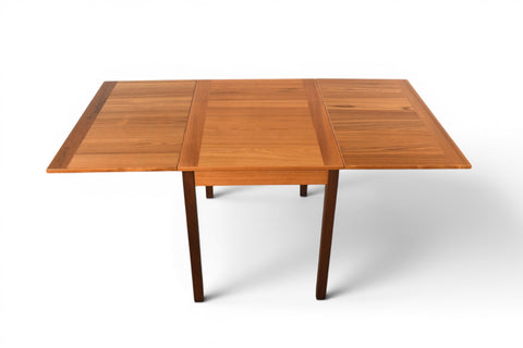 ANSAGER MØBLER TEAK DROP LEAF DINING TABLE | DANISH MODERN 1960s