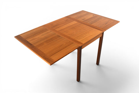 ANSAGER MØBLER TEAK DROP LEAF DINING TABLE | DANISH MODERN 1960s