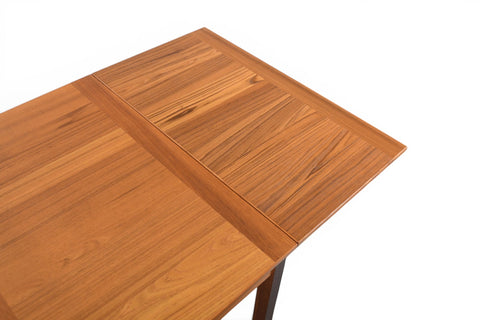 ANSAGER MØBLER TEAK DROP LEAF DINING TABLE | DANISH MODERN 1960s