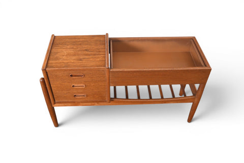 ARNE WAHL IVERSEN MODEL 36 PLANTER / HALLWAY CHEST IN TEAK #2