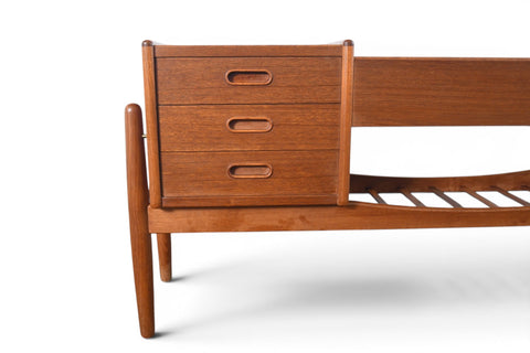 ARNE WAHL IVERSEN MODEL 36 PLANTER / HALLWAY CHEST IN TEAK #2
