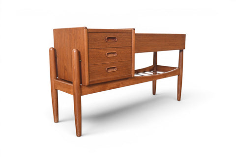 ARNE WAHL IVERSEN MODEL 36 PLANTER / HALLWAY CHEST IN TEAK #2