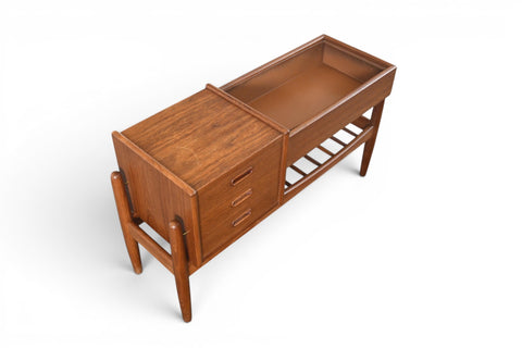 ARNE WAHL IVERSEN MODEL 36 PLANTER / HALLWAY CHEST IN TEAK #2